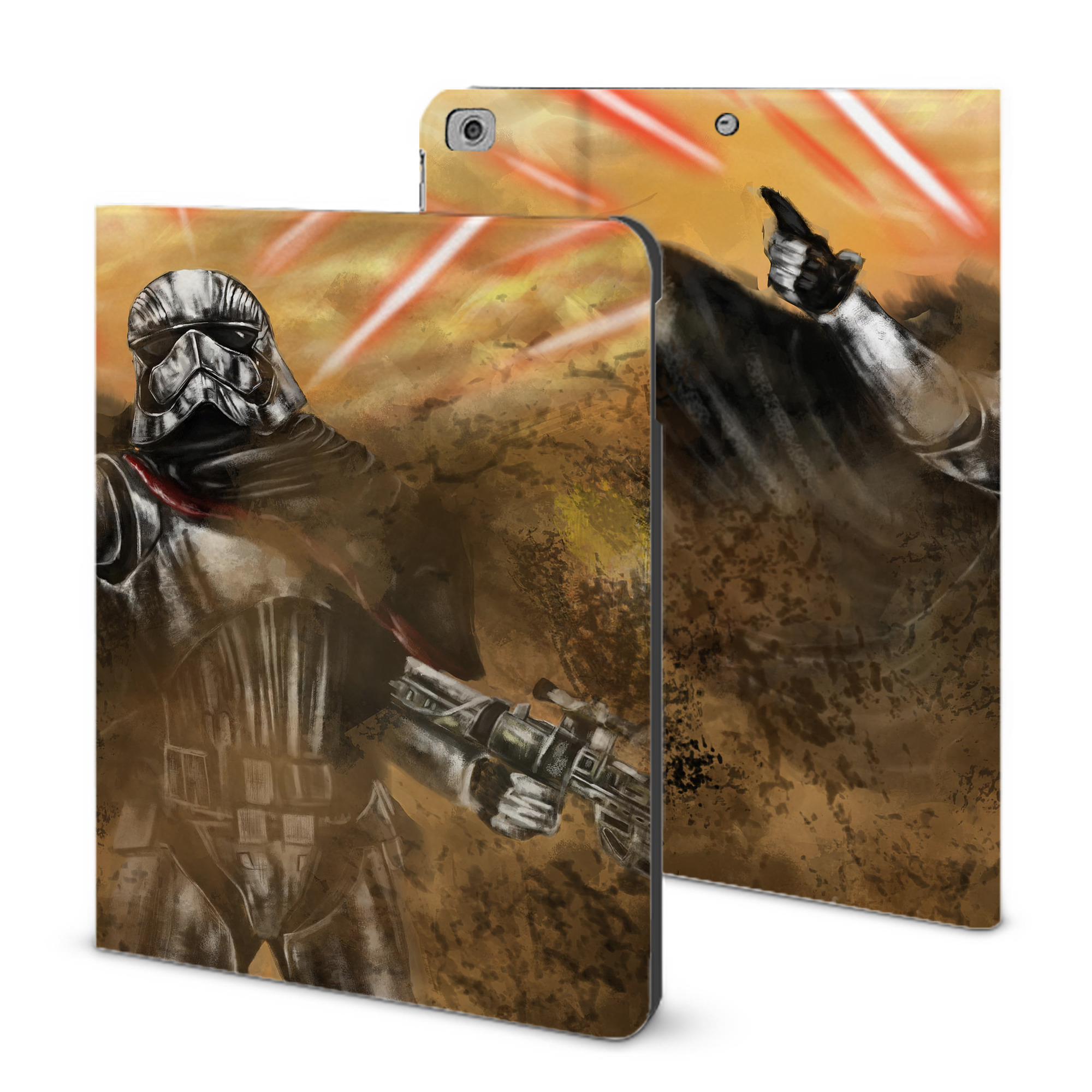 （画像用） スター・ウォーズ Star Wars IPad ケース ブック型 PUレザー TPU 耐衝撃 軽量 薄型 ペン収納なし 全面保護 IPad 各モデル対応